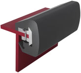 VETUS Vinyl rubbing strake, dark grey, STE 48 x 38 mm, complete, coil of 30 m (price per m)  STE4838L